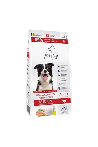 For Dog Hrana uscata pentru caini Adult Mediu, 10 Kg