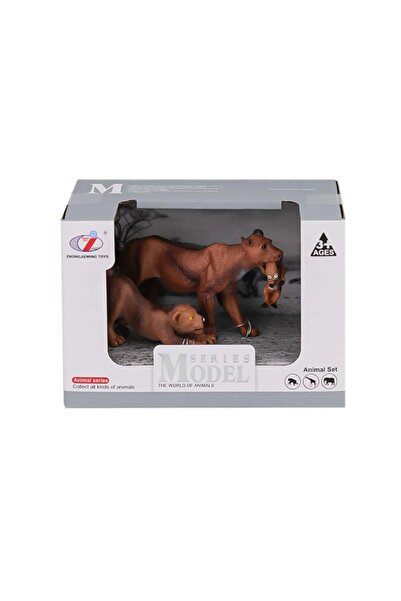 Genel Markalar Nessiworld Q9899-A21 Aslan Ailesi Figür -Birliktoys