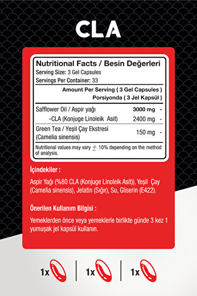 Effive Nutrition Cla 1000 - 99 Kapsül