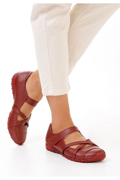 B T Shoes Balerini sport Espada rosii