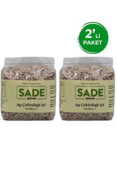 Sade Organik Ayçekirdek İçi 250 gr 2'li Paket