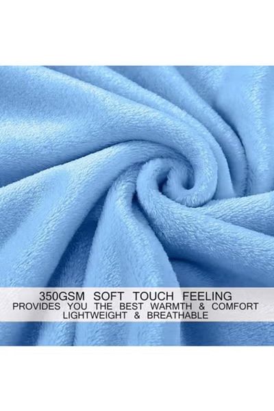 smart home Light Velvet Blanket Lightweight Warm Blanket In Large Size 950 Gm, 220x200cm