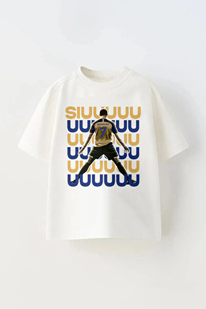 c.c.l. coccolin kids baby clup Παιδικό μπλουζάκι με στάμπα Ronaldo Siu Oversize