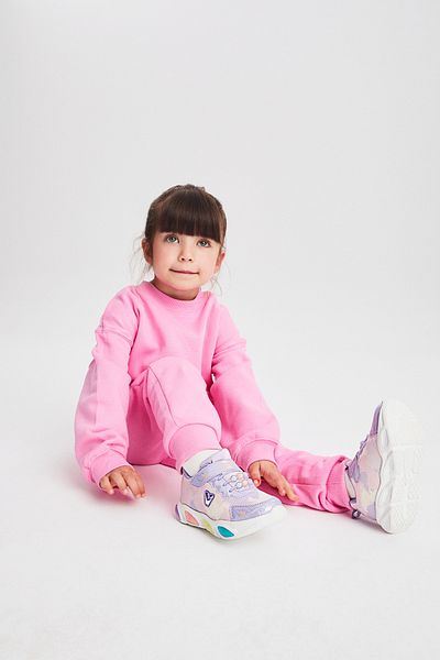 Vicco Gelato Lighted Girls Preschool Lilac Sneakers