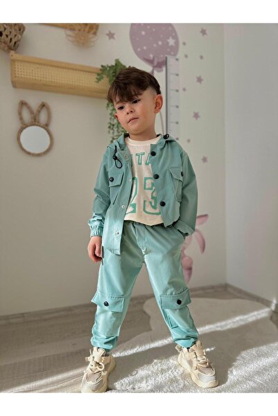 Baby Erkek ceket tişört Pantolon takım