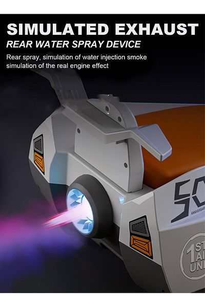 Ma Baby Kids Electric Twist Car, With Light, Music And Flashing Wheels,6V Battery Powered Ride On Car Toy
