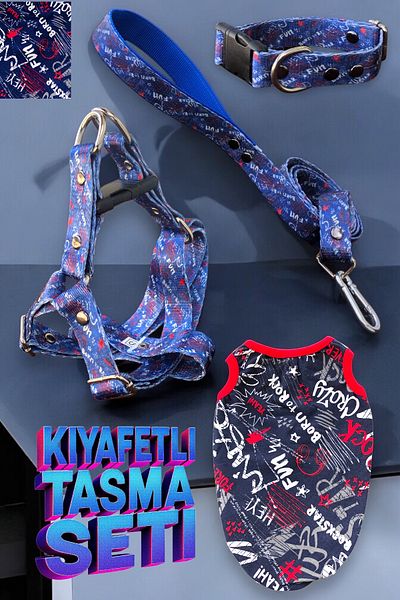 z zizuph Clothed Dog Collar Set