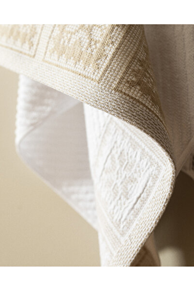 Madame Coco Zeste 100% бавовняний банний рушник - білий/бежевий