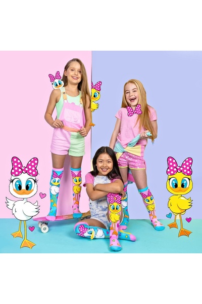 MADMIA Дълги цветни чорапи Madmia за момичета Пухкаво пате 6-99 години