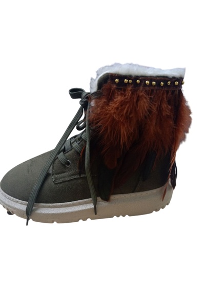 Tasarım Goose down Detailed Miflon Boots