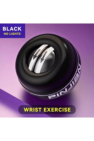Choice Black Wrist Gyro Ball Power Trainer Ball Self-Starting Wrist strength Ball Device Forearm Exerciser