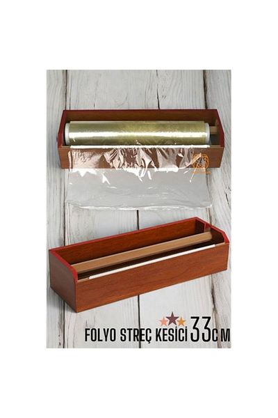 Skygo 33 cm Wood Stretch Foil and Stretch Film Cutter