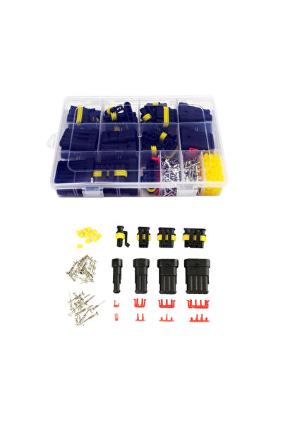 Choice 352 قطعة من أطراف توصيل الأسلاك الكهربائية المقاومة للماء للسيارات 1/2/3/