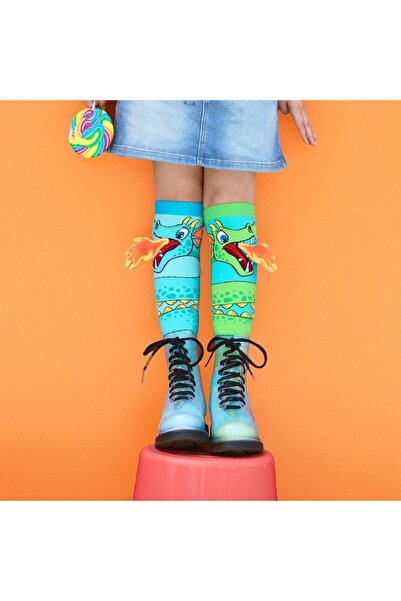 MADMIA Madmia colorful long socks for girls fantasy Dragon 6-99 years