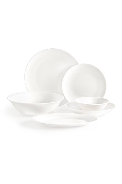 Madame Coco Helios 6 Kişilik 27 Parça Yemek Takımı - Beyaz