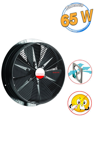 Badem10 Havalandırma Aspiratörü Fanı 65 W Monofaze Kirli Hava Kötü Koku Tahli...