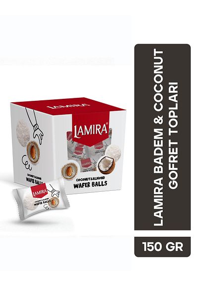 LAMİRA Lamira Coconut Wafer with Almonds 150g