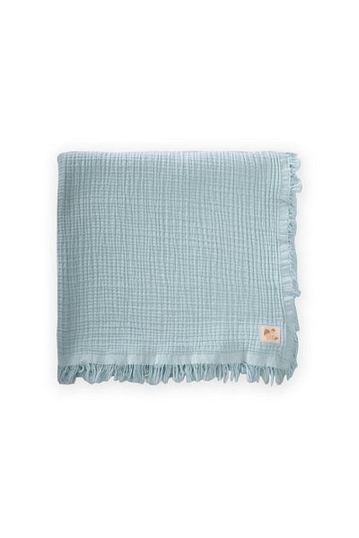 Cigit Four Layers Tasseled Blanket 80X120 cm Mint Green