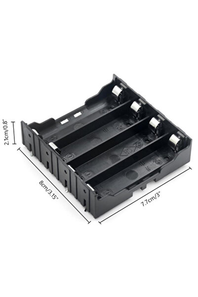 SONREYON 1 Adet 18650 Pil Yuvası ( 4 Adet Pil İçin )