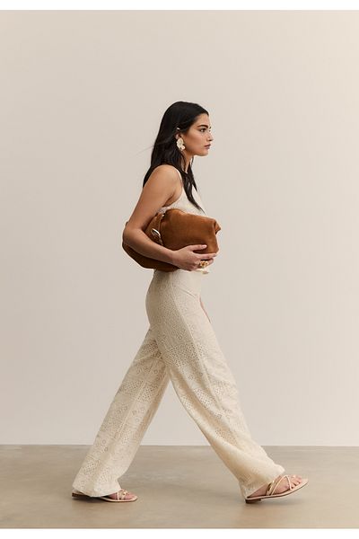 Stradivarius Embroidered Trousers Limited Edition
