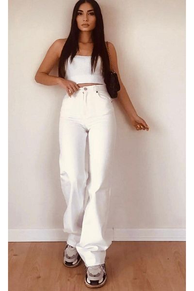 jsshop collection New Season Palazzo High Belt Pants