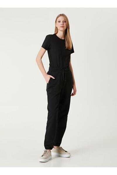 UYN SPORT Γυναικείο μαύρο αθλητικό παντελόνι Jogger Leg Sport