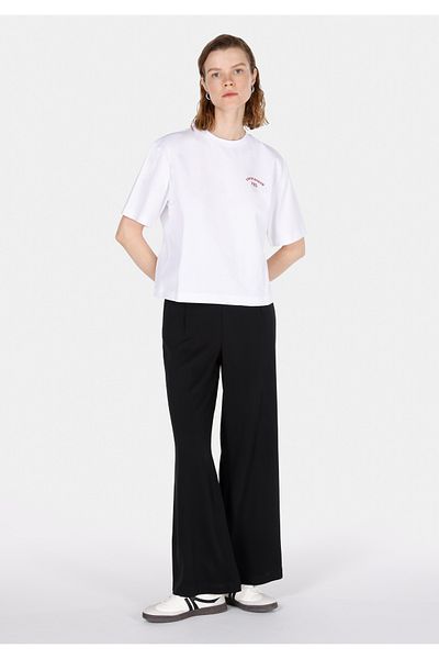 Colin's Straight Fit Low Waist Straight Leg Women's Black Trousers