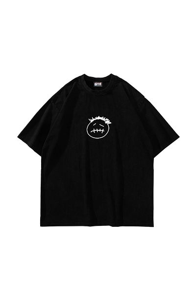 Sekizbiraltı Μπλουζάκι Cactus Jack Printed Μαύρο Unisex Oversize