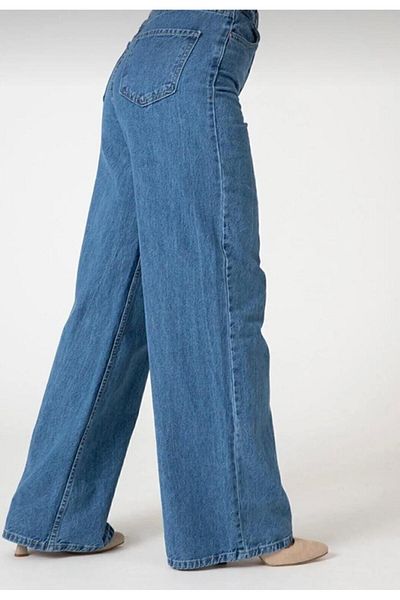 jsshop collection SEZON NOU PALAZZO PANTALON ÎNALT