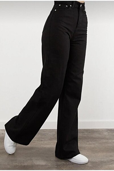 jsshop collection SEZON NOU PALAZZO PANTALON ÎNALT