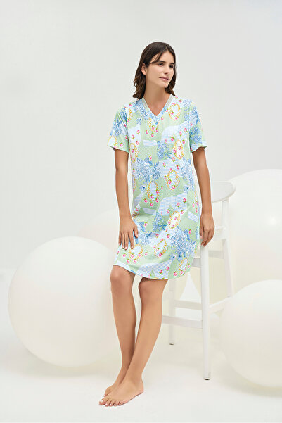Sevim 16676 ЖІНОЧА КОРОТКА НІЧНА СУКНЯ