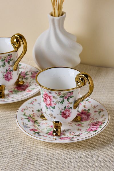 Perotti Porcelain Color Flower 2 Personality Coffee Cup