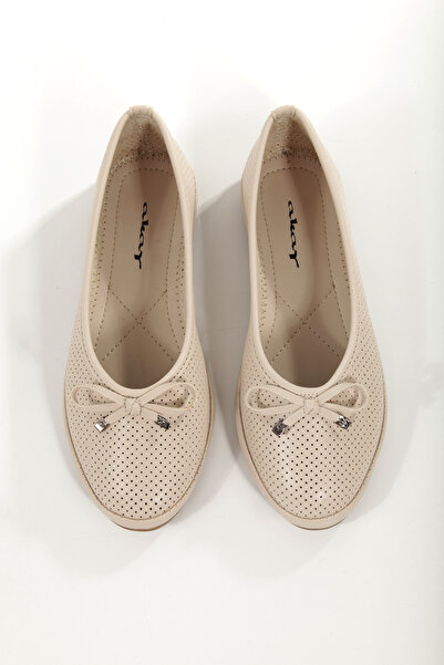 akay ayakkabı Dekolte Babet Comfort Casual Günlük Yürüyüş Kadın Ayakkabısı