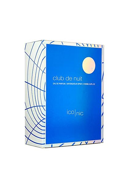 Armaf Club De Nuit Iconic Eau De Parfum for Man 200ml Blue, Perfumes for Men, Citrus Fragrance for Him