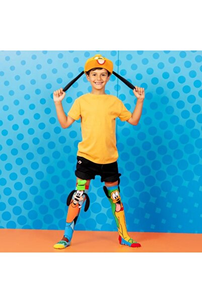 MADMIA Șosete lungi colorate unisex fantasy Pluto & Goofy 6-99 ani