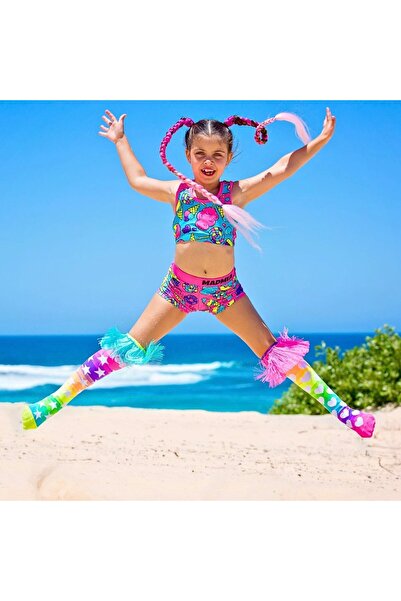 MADMIA Дълги цветни чорапи за момичета Let's dance 6-99 години