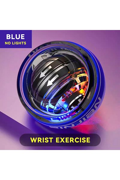 Choice Blue Wrist Gyro Ball Power Trainer Ball Self-Starting Wrist strength Ball Device Forearm Exerciser S