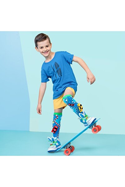 MADMIA Șosete lungi colorate pentru băieți Racing cars 6-99 ani