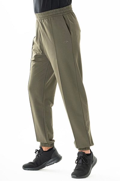 MARATON Oversize Men's Rubber Leg Light Khaki Sweatpants 22417