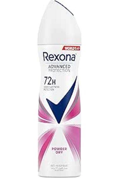 Rexona Spray 150ml Women Powder Dry 11651 --- ريكسونا بخاخ مزيل عرق نسائي بودر دراي 150مل
