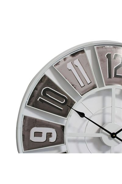 BM GİFT DESİGN Metal wall clock 80cm white