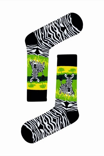 CARNAVAL SOCKS Комплект от 6 готини чорапи с шарки на животни