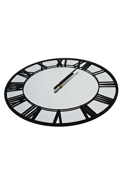 BM GİFT DESİGN Metal wall clock with mirror