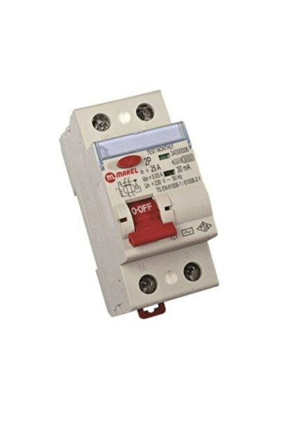 MAKEL 2x25 A 30 Ma Kaçak Akım Rölesi