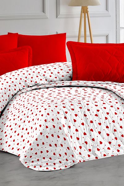 EVA Single Quilted Patterned Multi-Purpose Bedspread and Sofa/Sofa Cover 155 X 230 cm
