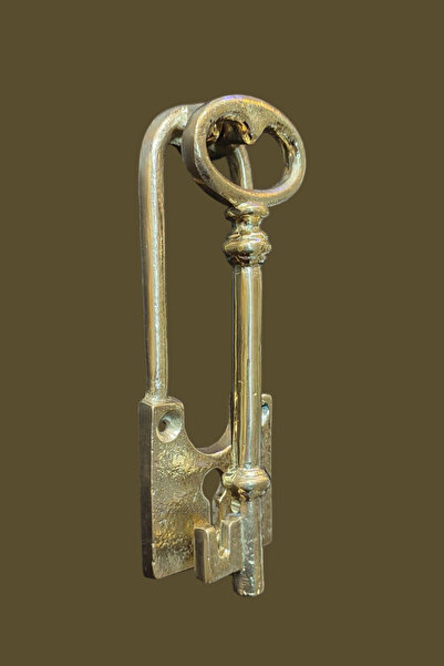 ÖZDEN BRONZ PİRİNÇ ANAHTAR MODEL KAPI TAK TAK