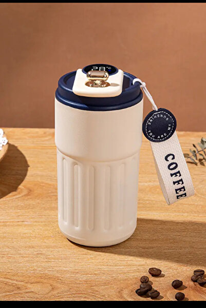 Gülay AVM 316 Paslanmaz Çelik Dereceli Termos Çift Katman El Yakmaz Tutma Ask...