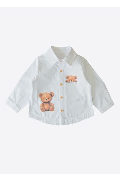 kitikate White Organic Little Sweetly Shirt