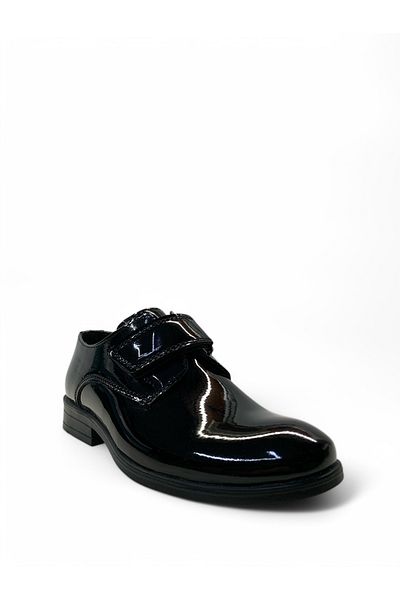 Tuğba Ortopedi 3020 Boy's Black Patent Leather Classic Shoes