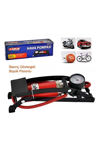 İthal Carub Hava Pompası / Basınç Göstergeli Ayak Pompası